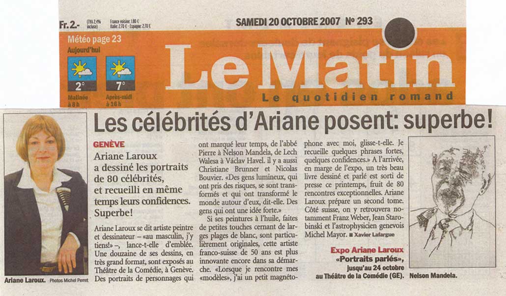 Ariane Laroux célébrités